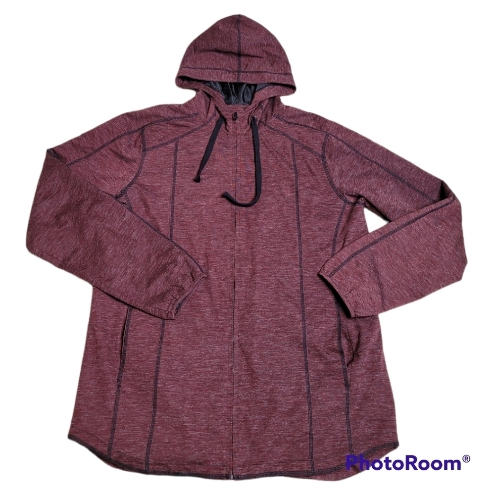 Kane & Unke Hoodie Full Zip Long Sleeve Men's Large